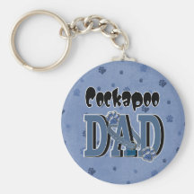 Cockapoo DAD Key Chain
