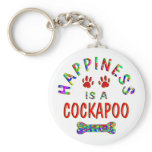 Cockapoo Happiness keychains