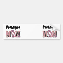 Cockapoo MOM Bumper Sticker