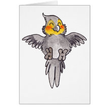 Cockatiel Greeting Cards
