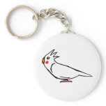 Cockatiel keychains