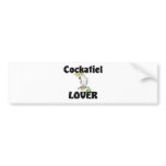 Cockatiel Lover bumper stickers