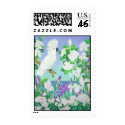Cockatoo Gardenias and Iris postage