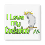 Cockatoo Love magnets
