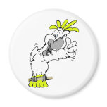 cockatoo refrigerator magnet