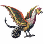 Cockatrice Cutout Magnet/Sculpture photo sculptures