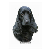Cocker Spaniel 9T004D-537 Business Card Templates