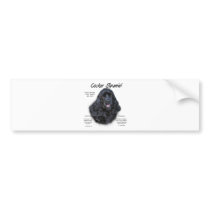 Cocker Spaniel (black) History Design
