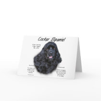 Cocker Spaniel (black) History Design