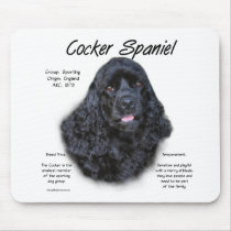 Cocker Spaniel (black) History Design