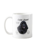 Cocker Spaniel (black) History Design mugs