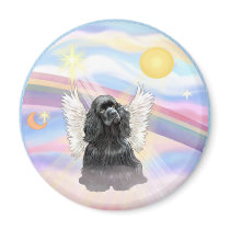 Cocker Spaniel - black Refrigerator Magnet