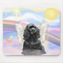 Cocker Spaniel - black Mousepads