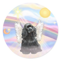 Cocker Spaniel - black Sticker