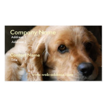Cocker Spaniel Business Card