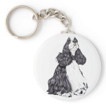 Cocker Spaniel BW Parti
