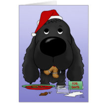 Cocker Spaniel Christmas Greeting Card