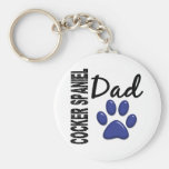 Cocker Spaniel Dad 2 Key Chain