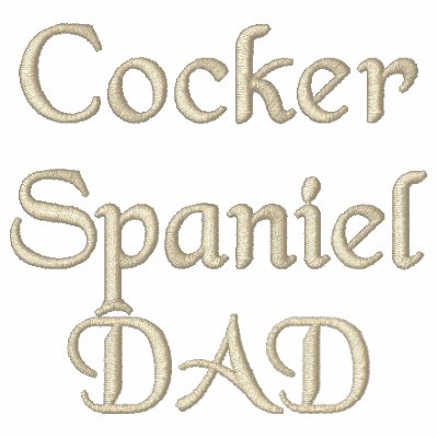 Cocker Spaniel DAD Gifts Polo Shirt