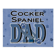 Cocker Spaniel DAD Post Cards