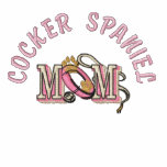 Cocker Spaniel Dog Mum Embroidered Hooded Sweatshirt