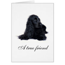 Cocker Spaniel friendship Greeting Cards