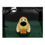 Cocker Spaniel Halloween Post Cards