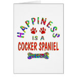 Cocker Spaniel Happiness Greeting Card