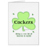 Cocker Spaniel Heaven on Earth Greeting Card