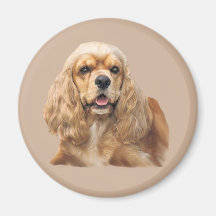 Cocker Spaniel Just Adorable Magnet