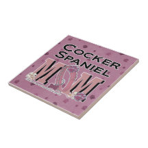 Cocker Spaniel MOM Tiles
