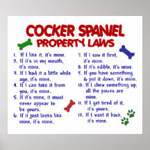 COCKER SPANIEL PL2 PRINT