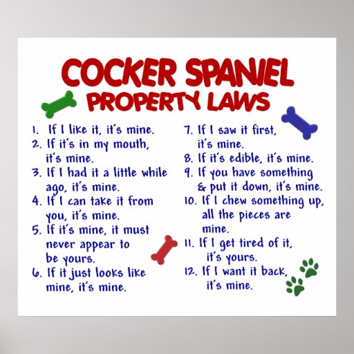 COCKER SPANIEL PL2 PRINT