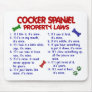 COCKER SPANIEL Property Laws 2 Mouse Mats