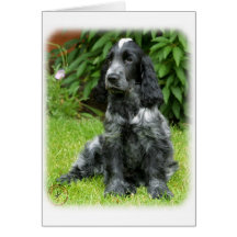 Cocker Spaniel puppy 9W017D-014 Greeting Cards