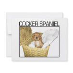 Cocker Spaniel Puppy! invitations