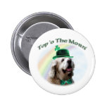 Cocker Spaniel Top of the Morn Pinback Buttons