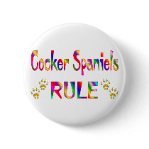 Cocker Spaniels Rule Button