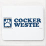 Cocker Westie Blue Mouse Mat