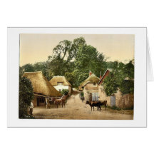 Cockington Forge, Torquay, England classic Photoch Greeting Cards