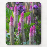 Cockscomb with Leaves Vertical Mousepad