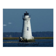 Cockspur Island Lighthouse Postcard