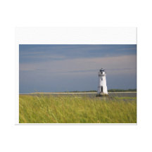 Cockspur Lighthouse Tybee Island GA Stretched Canvas Prints
