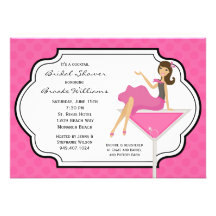 Cocktail Bridal Shower Invitation