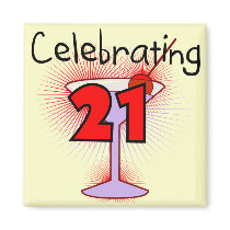 Cocktail Celebrating 21 Tshirts and Gifts