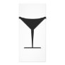 cocktail glass icon personalized rack card