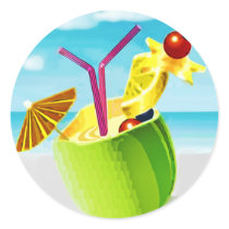 Cocktail in a Coconut