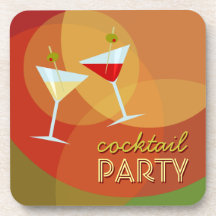 Cocktail Party coasters