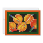 COCKTAIL PARTY INVITATION ORANGES ~ BOATS & FLAGS!