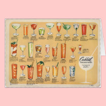 Cocktail Suggestions, Greeting Card cards